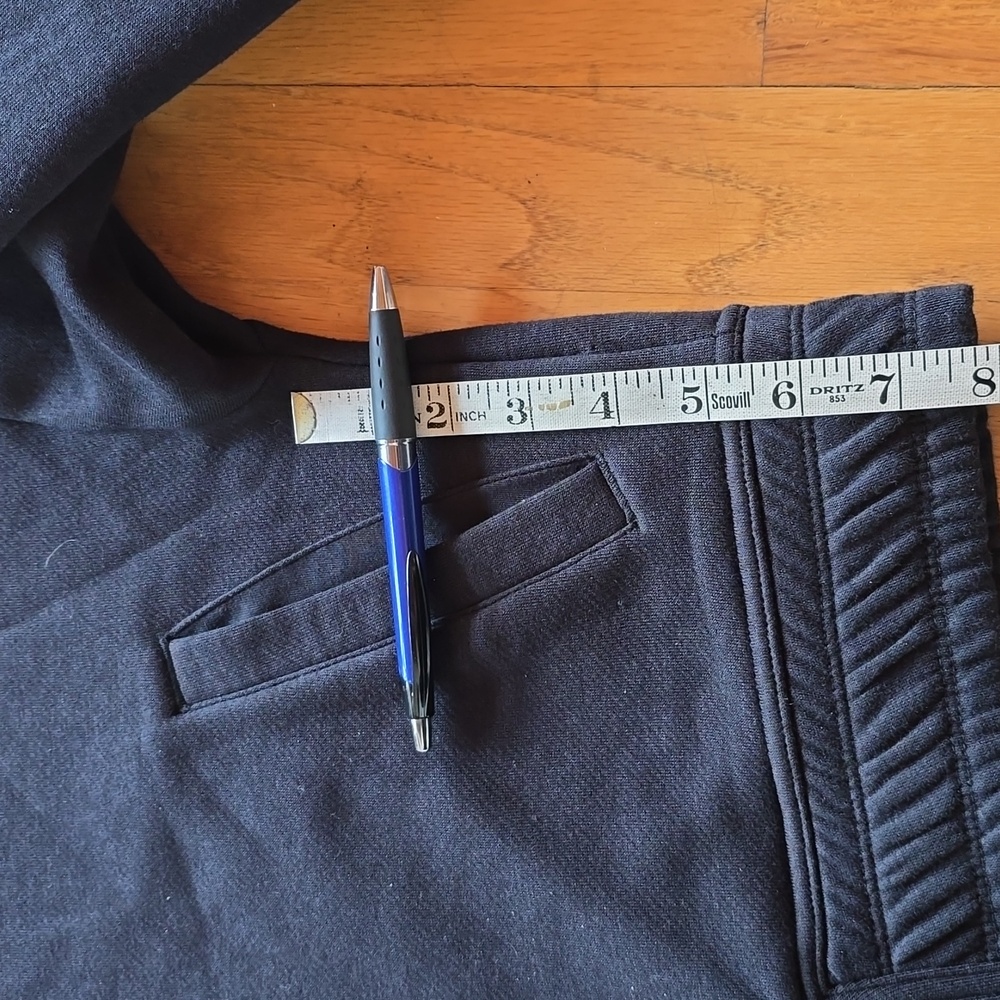 Women's Nike Air Black Cropped Full Zip Sweatshirt- S - Picture 6 of 6
